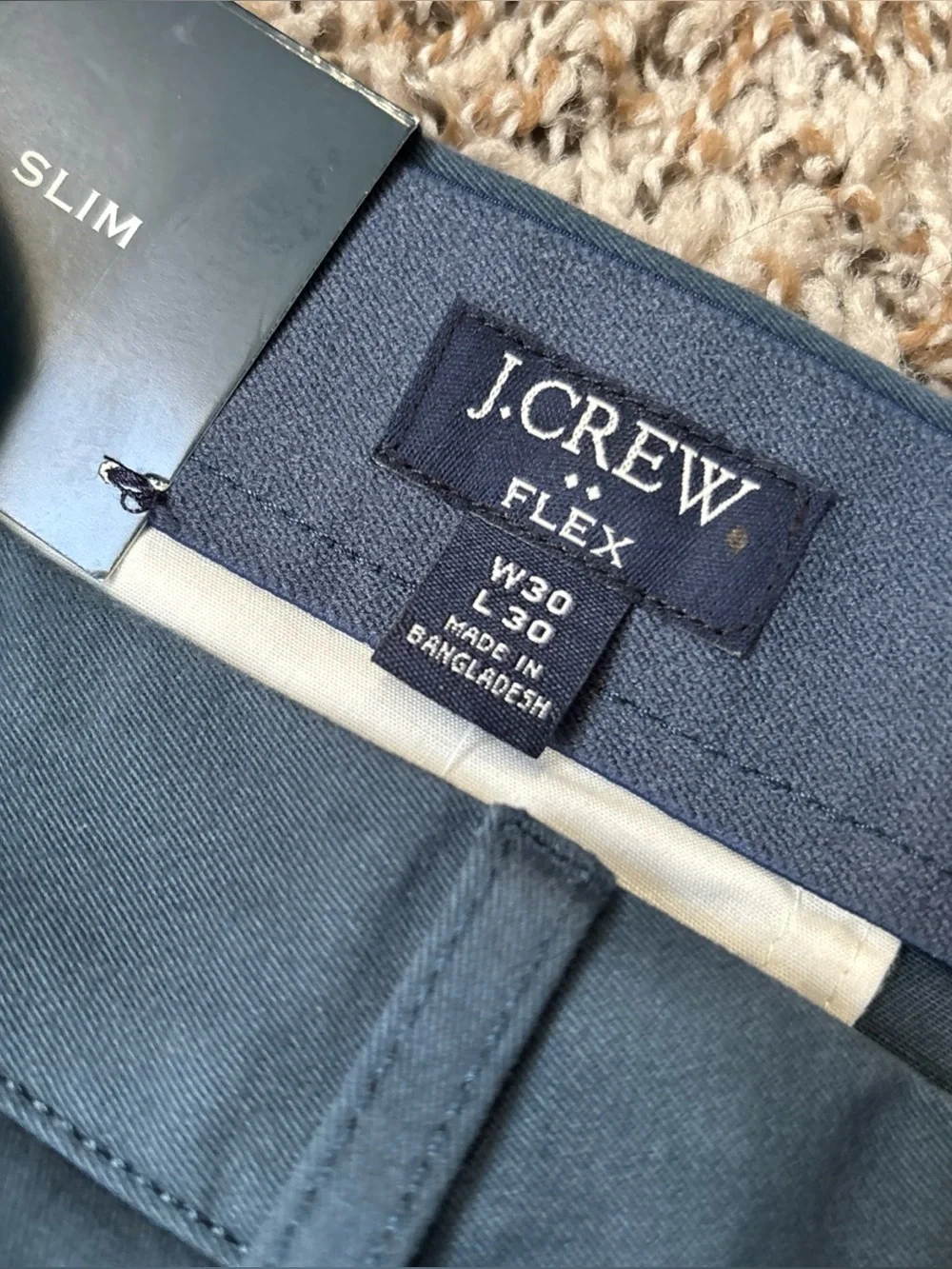 J. Crew clean slim
